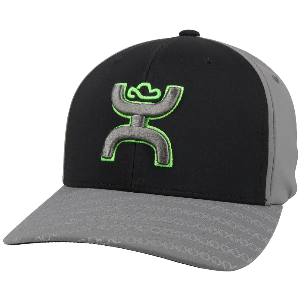 Hooey Green/Grey Logo Black/Green Youth Cap