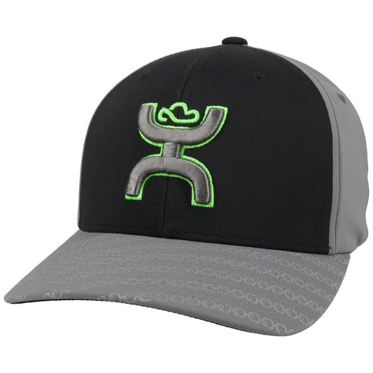 Hooey Green/Grey Logo Black/Green Youth Cap