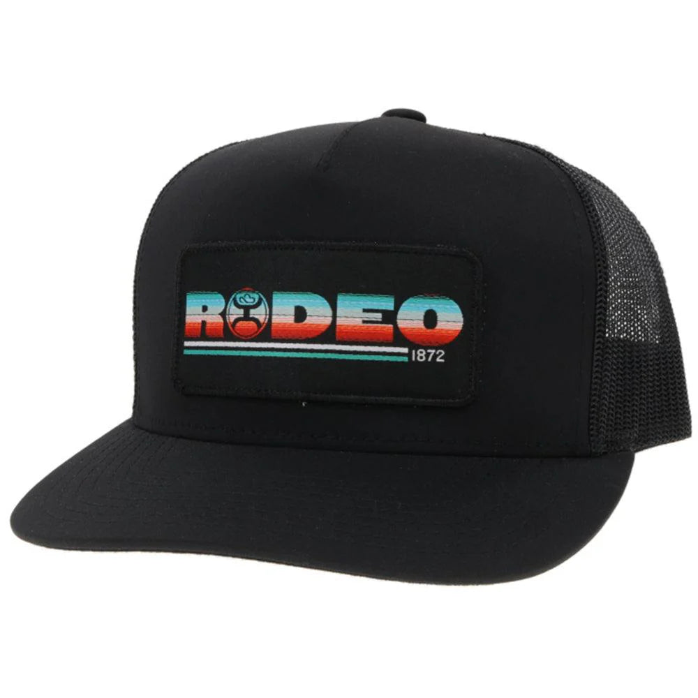 Hooey Rodeo Serape Logo Black