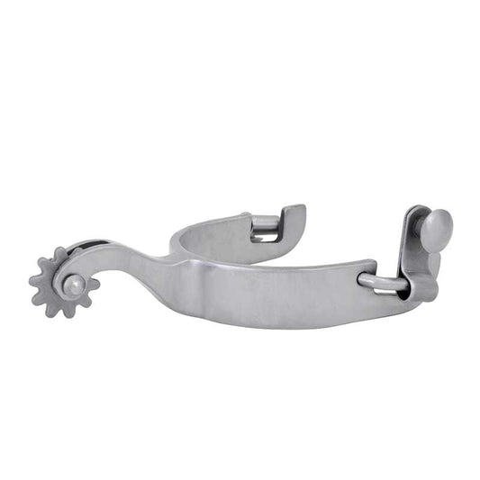 Cowboy Tack Plain Raw Steel Youth Spurs