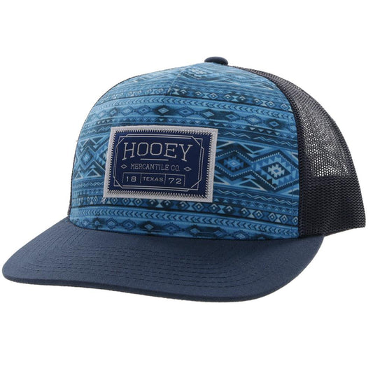 Hooey Doc Blue Print/White Patch