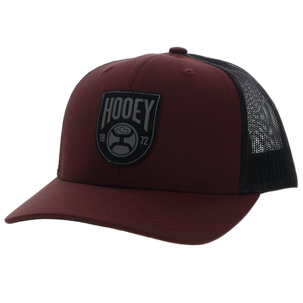Hooey Bronx Maroon/Black Grey Patch