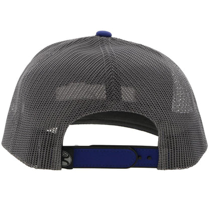 Hooey Lock-Up Navy/Grey Camo Brim Hat