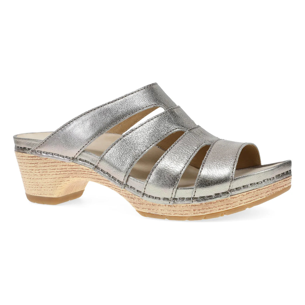 Dansko Lyndi Metallic Platino