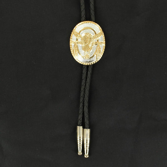 Double S Skull Bolo Tie