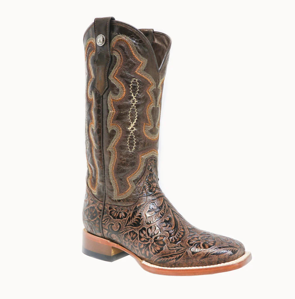Tanner Mark Tooled Saddle Square Toe