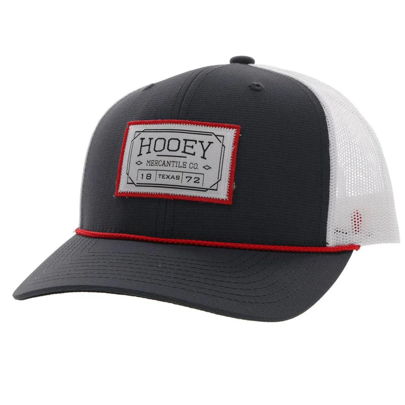 Hooey Doc Grey/White Red Rope Hat