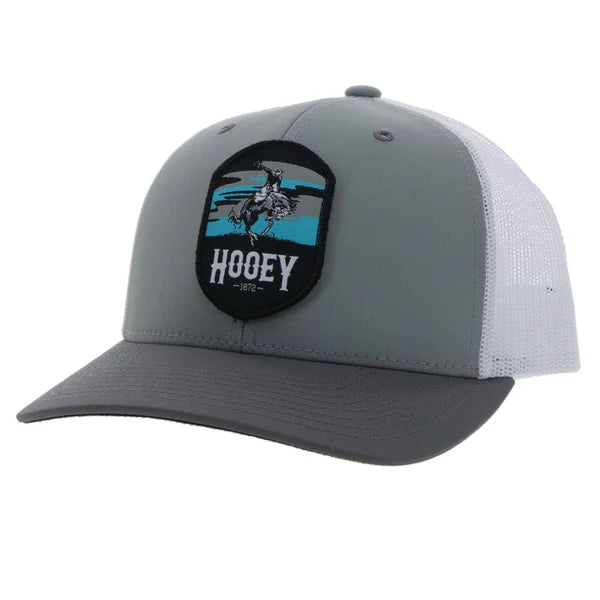 Hooey Cheyenne Grey/Blue/Black Patch