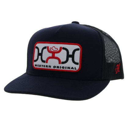 Hooey Loop Navy/Black Rectangle Patch