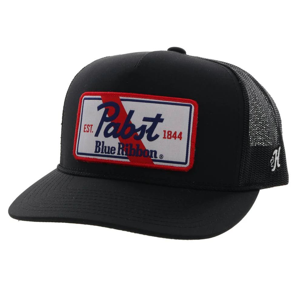 Hooey PBR Candy Stripe Patch Black
