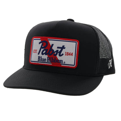 Hooey PBR Candy Stripe Patch Black
