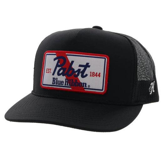 Hooey PBR Candy Stripe Patch Black