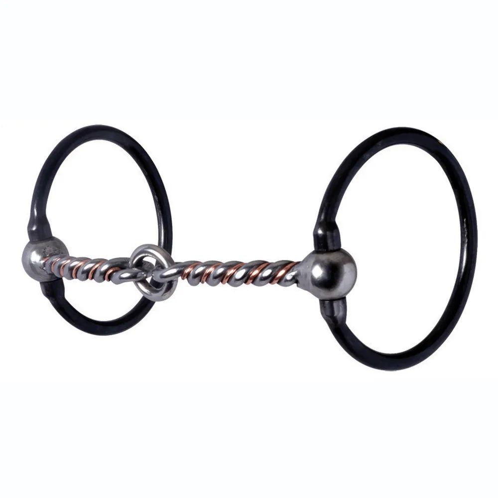 Reinsman Black Tie 3 Piece Sweet and Sour Snaffle