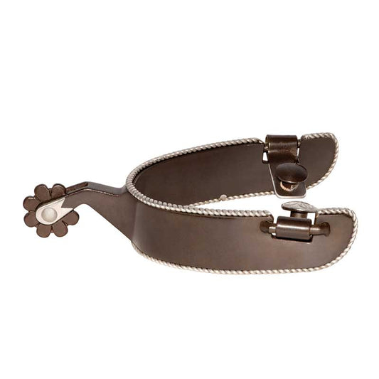 Cowboy Tack Rope Edge Ladies Spurs