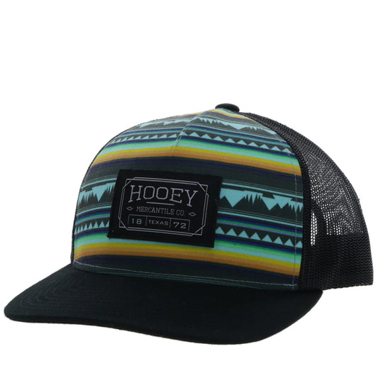 Hooey Doc Turquoise/Black Stripe Hat