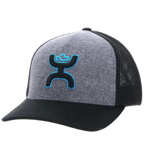 Hooey Coach Charcoal/Black Blue Logo
