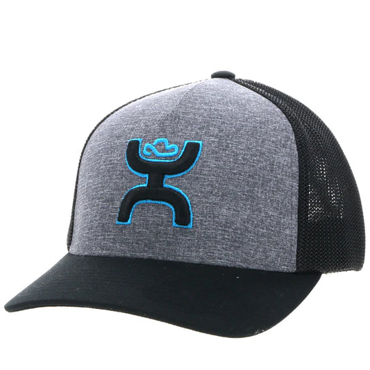 Hooey Coach Charcoal/Black Blue Logo