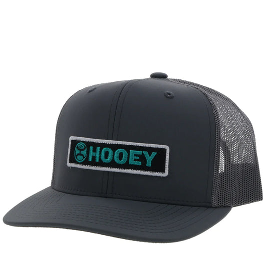 Hooey Lock Up Grey/Turquoise Hat