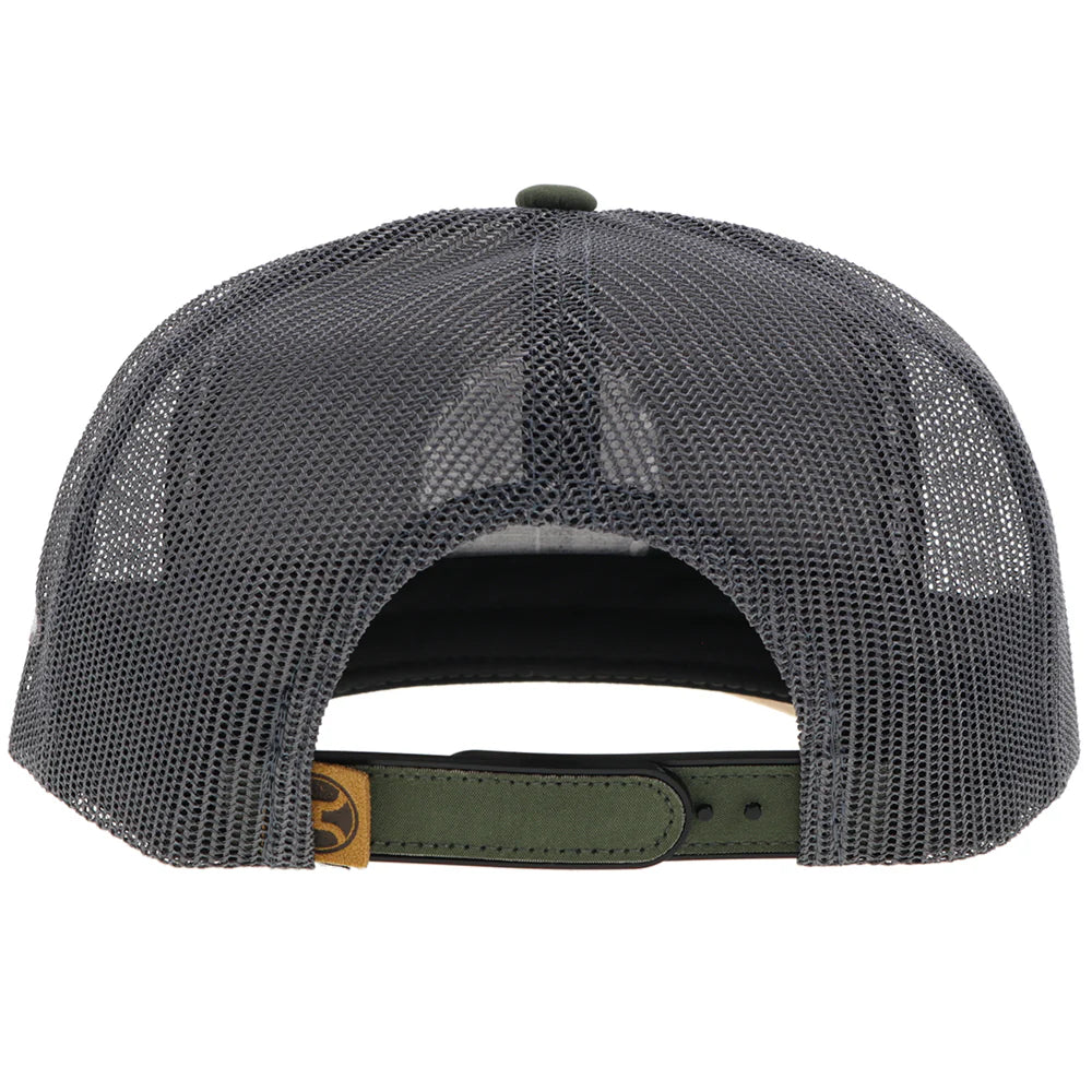 Hooey Spur Olive/Grey Brown Circle Patch