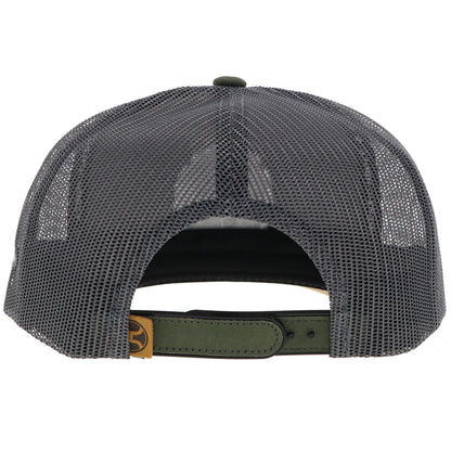 Hooey Spur Olive/Grey Brown Circle Patch