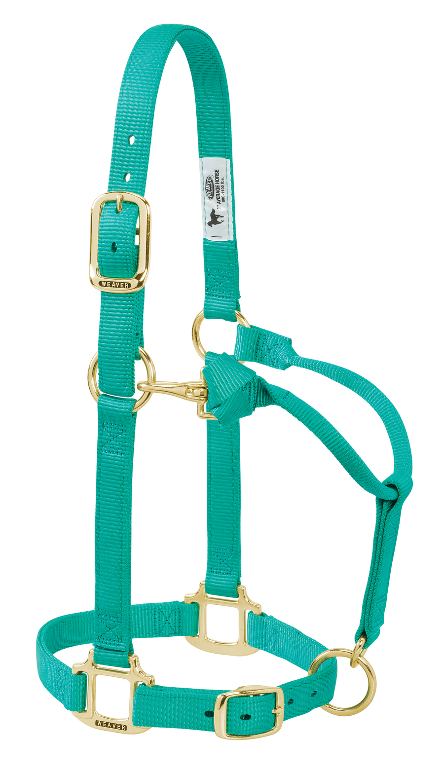 Weaver Adjustable Chin Throat Snap Halter 3/4" Suckling