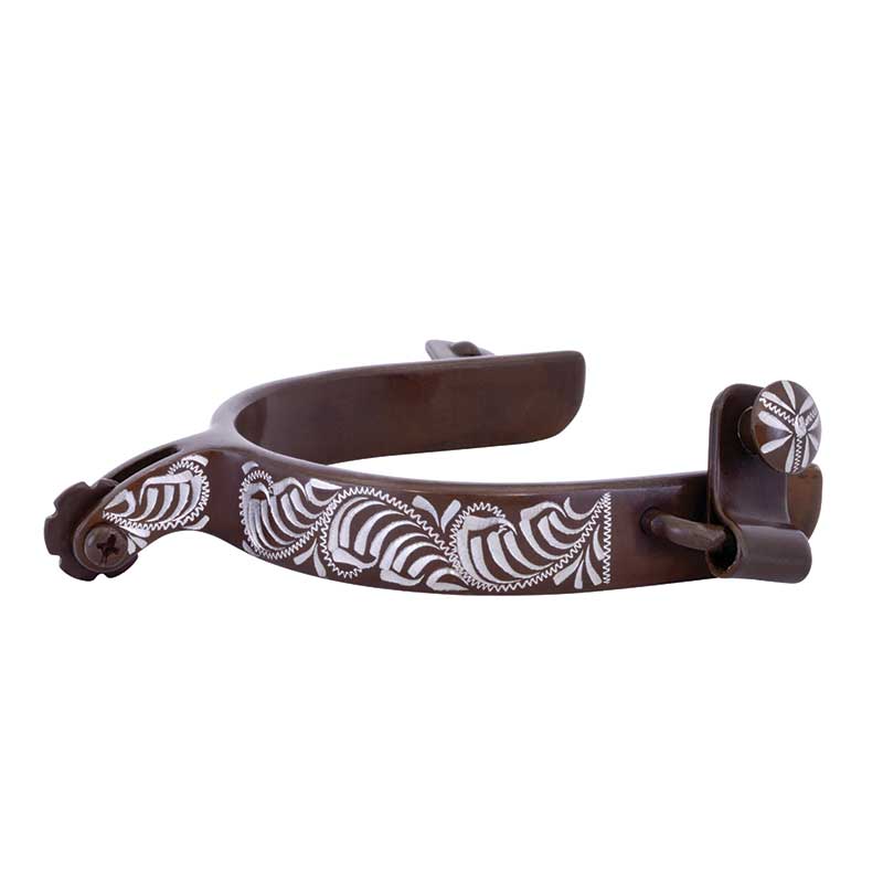 Metalab Antique Engraved Roper Spurs