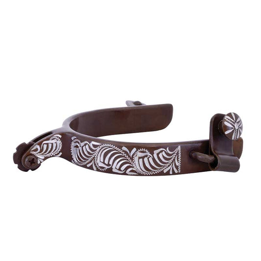 Metalab Antique Engraved Roper Spurs