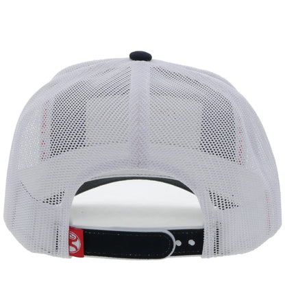 Hooey Rank Stock White/Black