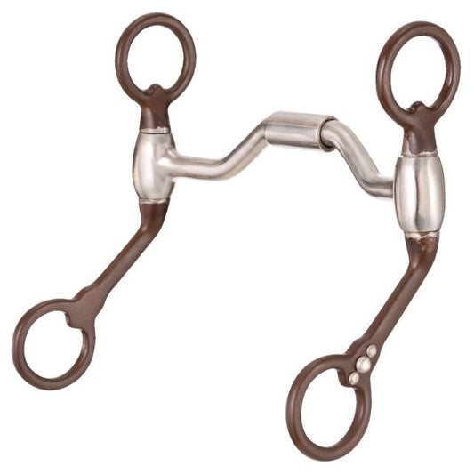 Tough 1 Antique Brown Low Port Bit