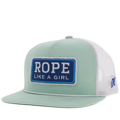 Hooey Rope Like a Girl Mint/White