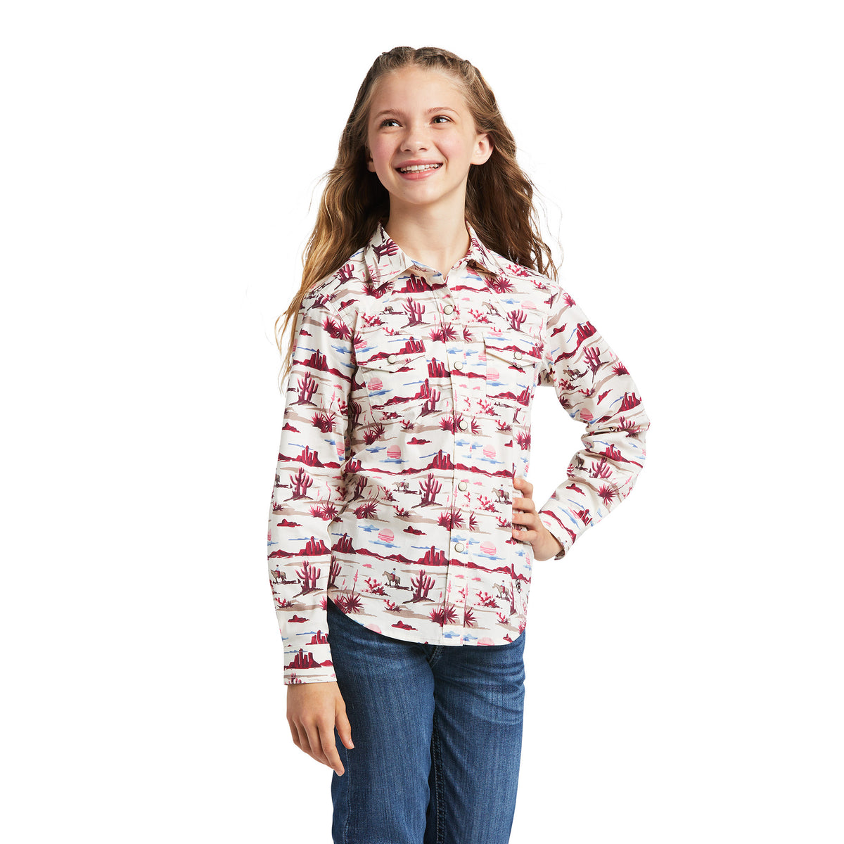 Ariat Yuma Long Sleeve Snap Landscape Print