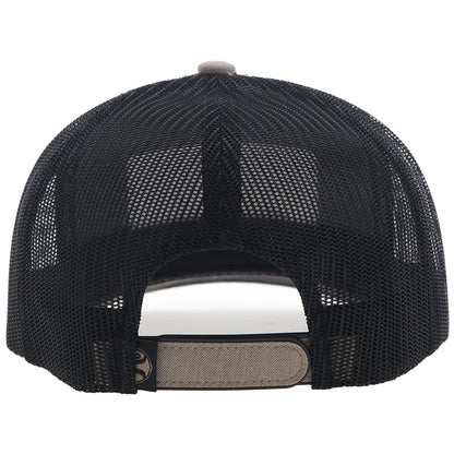 Hooey Rank Stock Hooey Hat Tan/Black with White/Black Patch