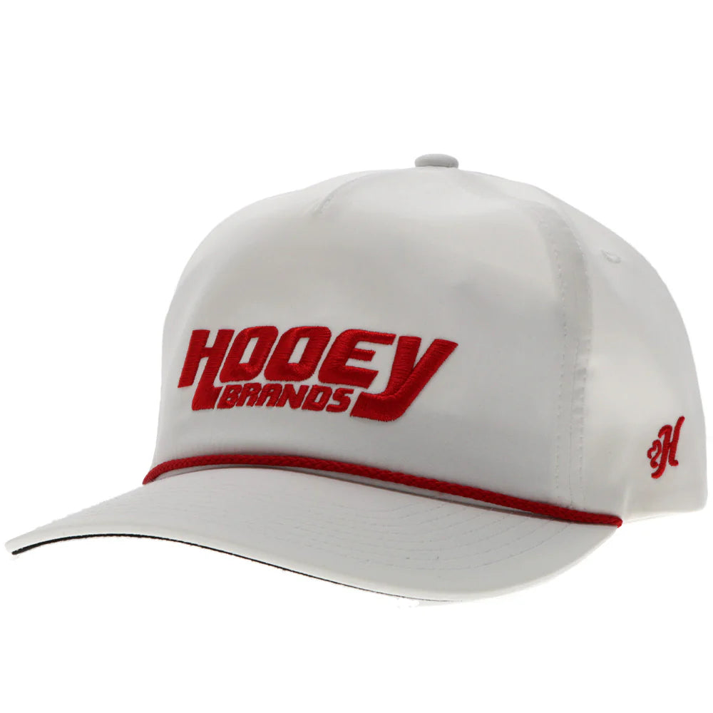 Hooey White Knuckle Red Stitching