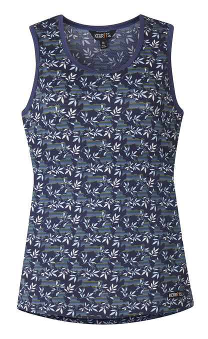 Kerrits Cool Ride Ice Fil Tank Indigo Striped Horse