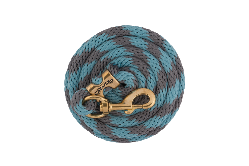 Weaver Poly Lead Rope Solid Brass Snap