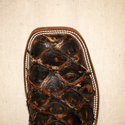 Anderson Bean Arapaima/Bison with Orange Stitch