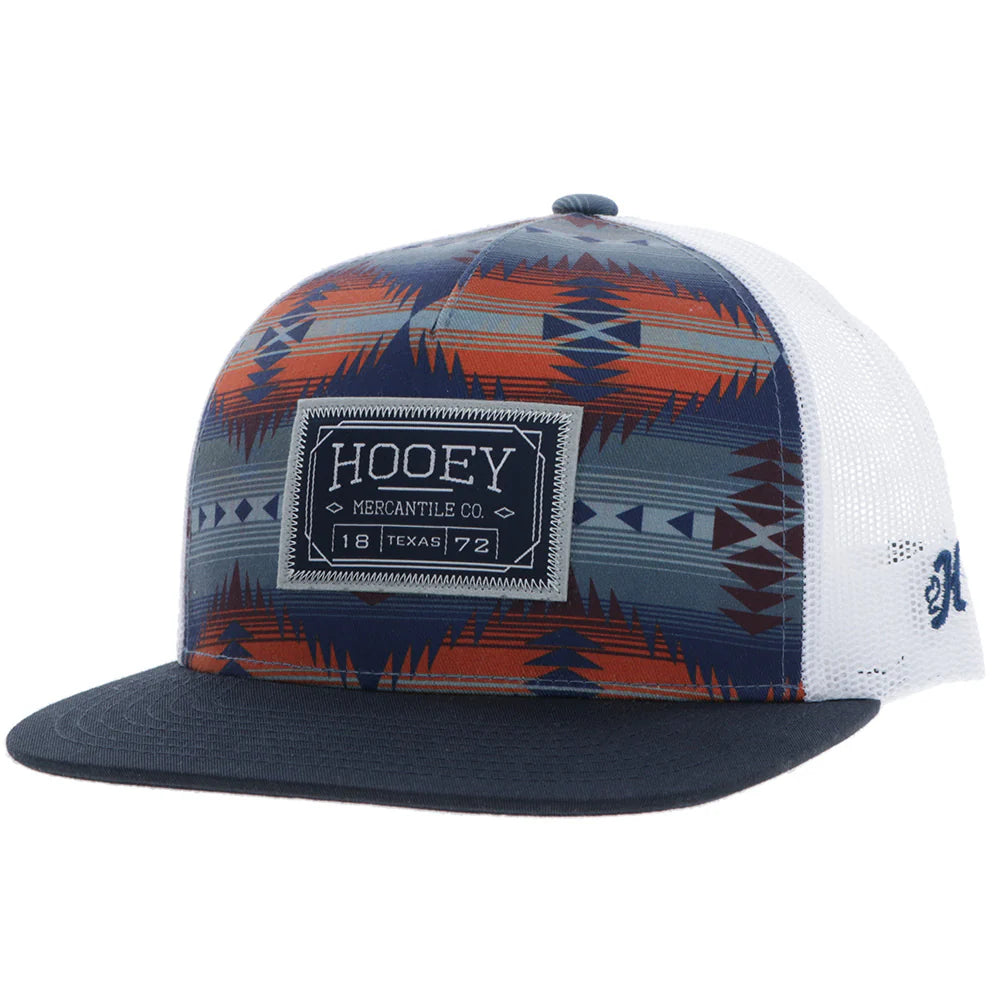 Hooey Doc Navy Aztec/White