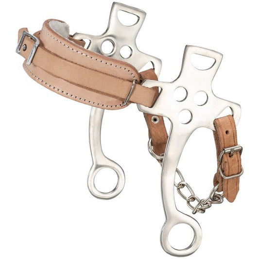 Kelly Silver Fleece Lined Hackamore