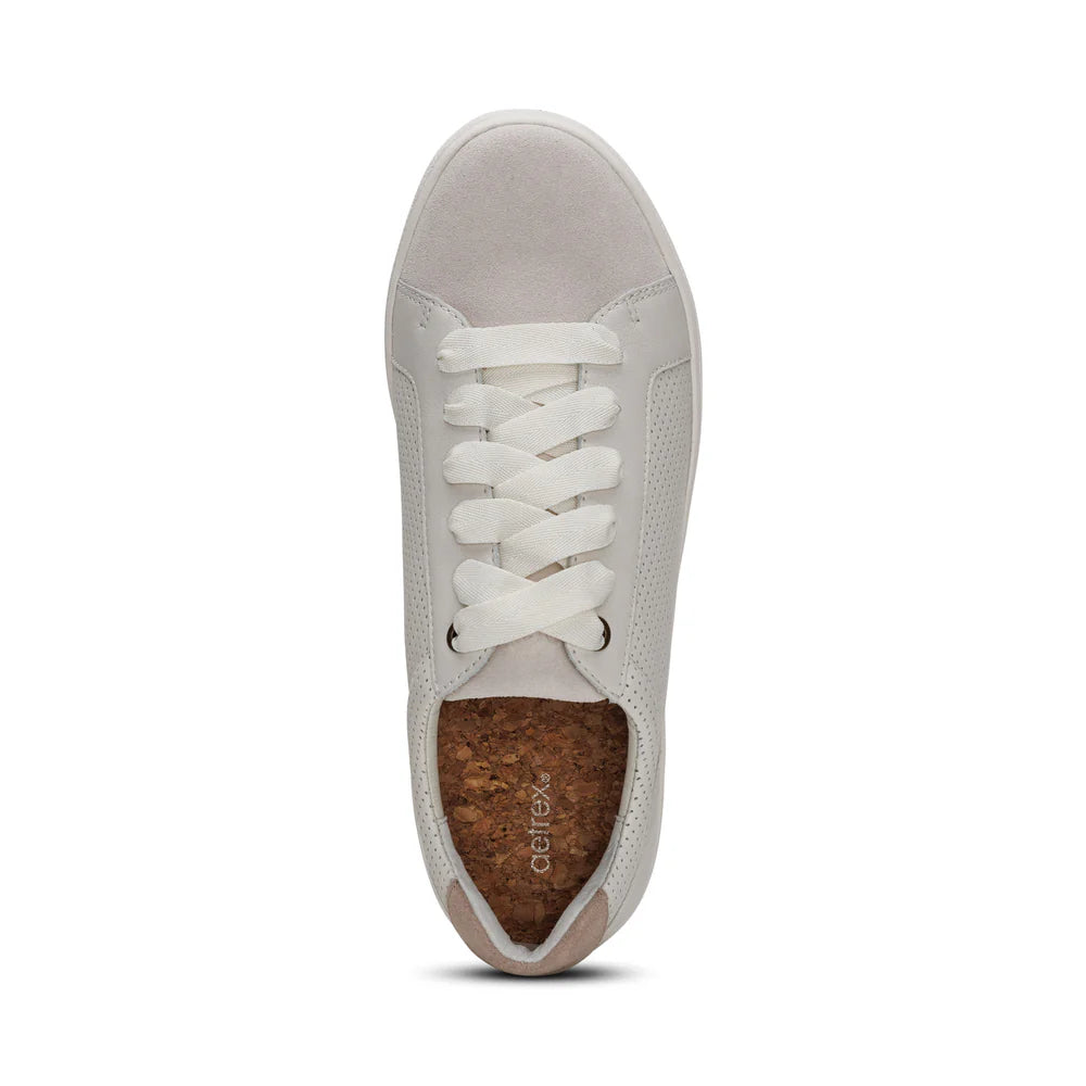 Aetrex Courtney Sneaker Chalk