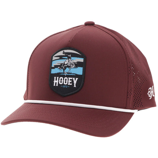 Hooey Cheyenne Maroon/ Black