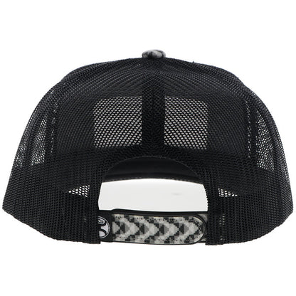 Hooey Lakota Grey/ Black Rectangle Patch