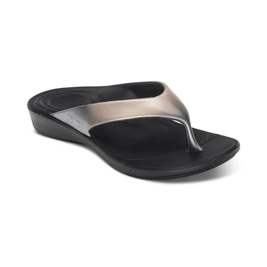 Aetrex Maui Ladies Orthotic Metallic Ombre