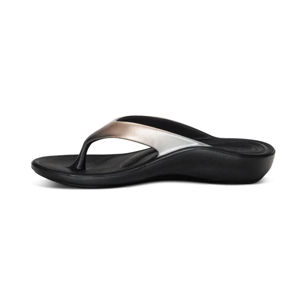 Aetrex Maui Ladies Orthotic Metallic Ombre