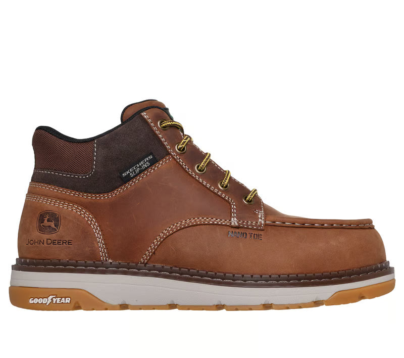 Skechers Slip-ins x John Deere Flex Boot Rangeland Oakhorn Carbon Toe