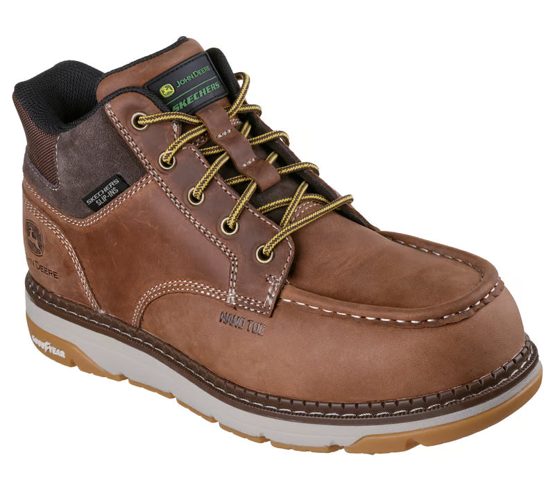 Skechers Slip-ins x John Deere Flex Boot Rangeland Oakhorn Carbon Toe