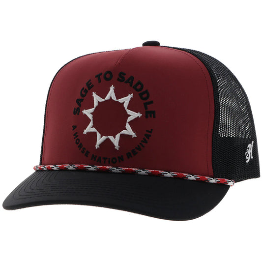 Hooey Sage To Saddle Red/Black