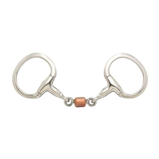 Tough 1 3-Piece Roller Eggbutt Snaffle