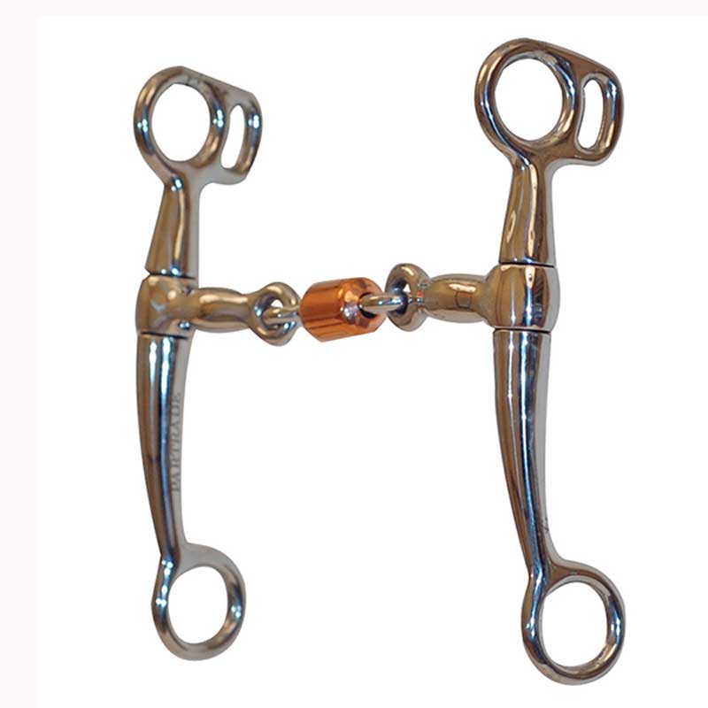Cowboy Tack 3 Piece Tom Thumb with Copper Roller