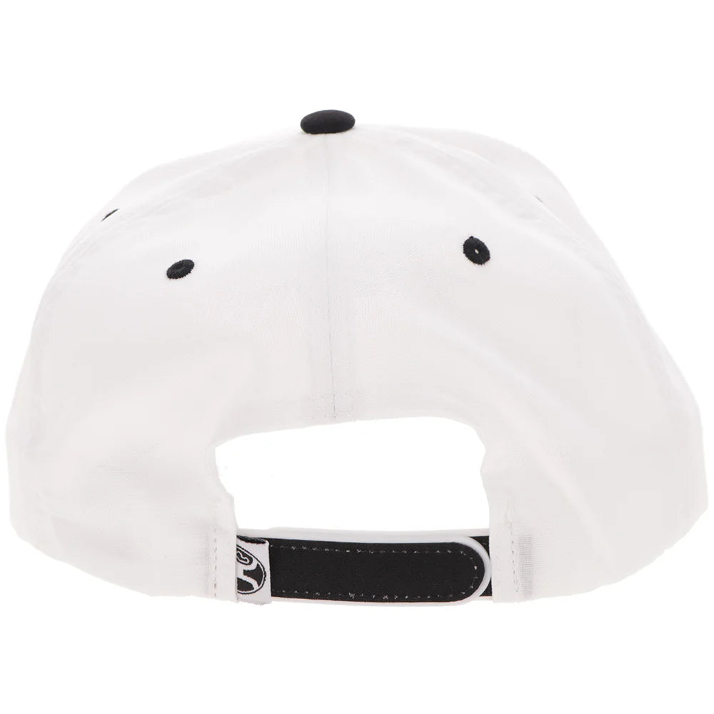 Hooey Mark Out Hat White/Black