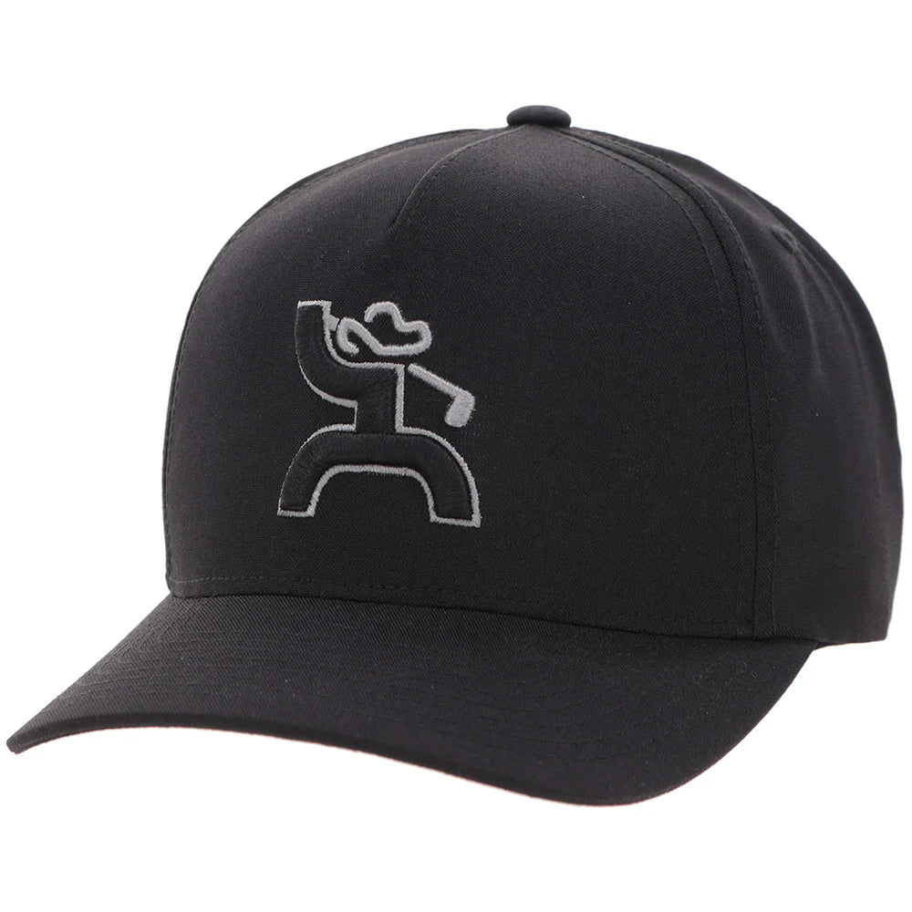 Hooey Classic Black with Hooey Golf Logo Hat